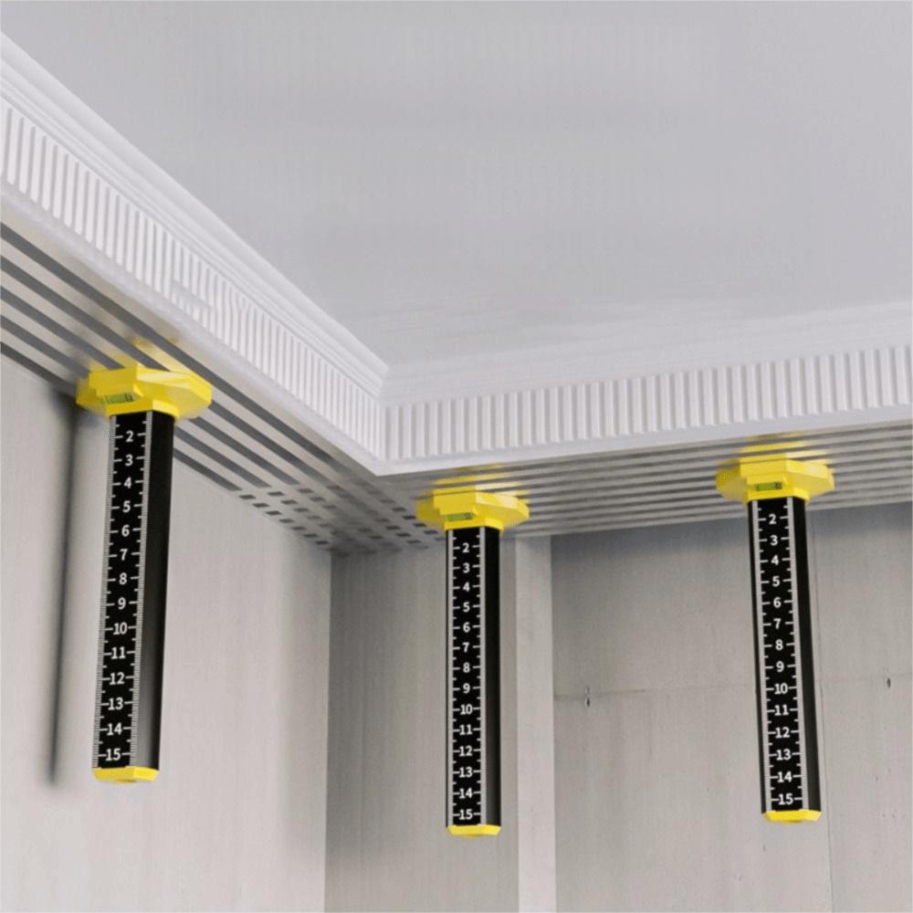 Light Steel Ceiling Leveling Ruler Graduated Scale Wall Lay Tool  Construction Site