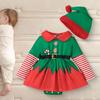 Girl Christmas Outfit Bodysuit Cute Newborn Clothes for Dress Up Carnival