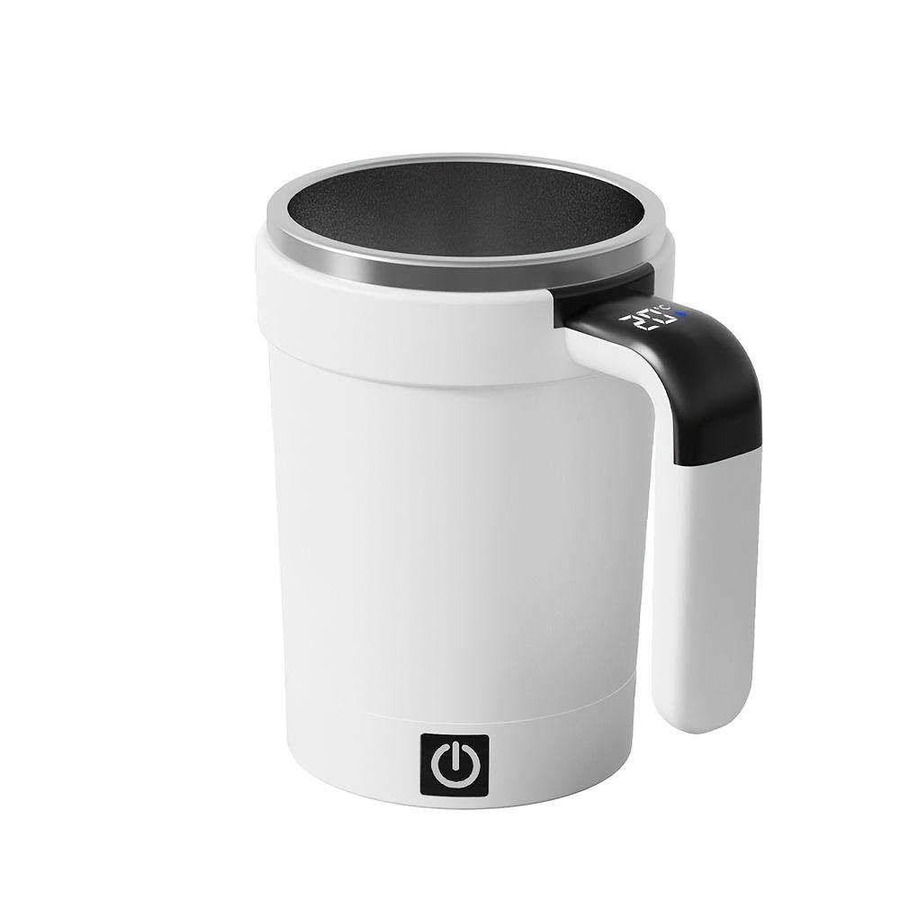 

Smart Temperature Measurement Magnetic Automatic Stirring Cup 380ML Electric Portable Coffee Cup, Suitable As A Holiday Gift білий