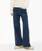 Chase Cult Women'S D-Tone Hidden Elastic Waist Wide Denim Pants - Navy