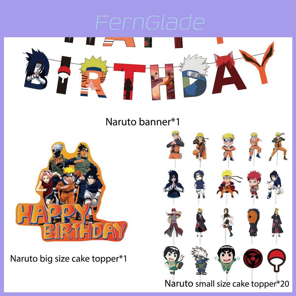 Naruto Ninja Themen Geburtstagsparty Zubehör Für Erwachsene Und Kinder Komplettes Set
