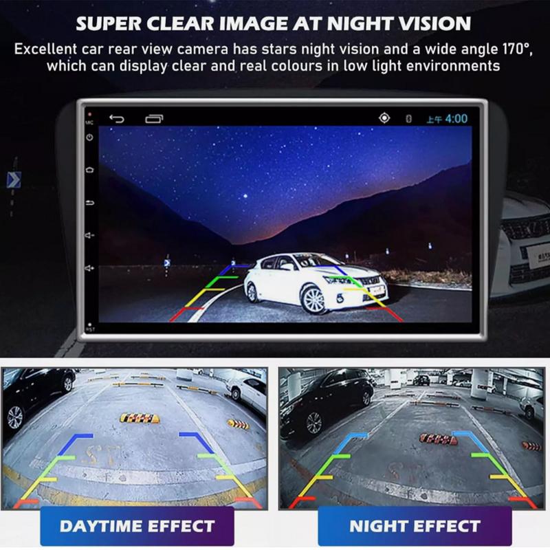 Car Back Up Camera AHD Car Reverse Camera System Wide Angle View Night Vision High Resolution Reversing System Parking