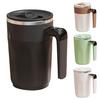 Automatic Stirring Coffee Cup with Real-Time Temperature Display Rechargeable Self-Stirring Mug Double-Wall Insulated 316 Stainless Steel Coffee Cup