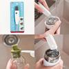 Triple Head Plastic Brush For Cleaning Cup Lids And Kitchen Gaps Portable Tool