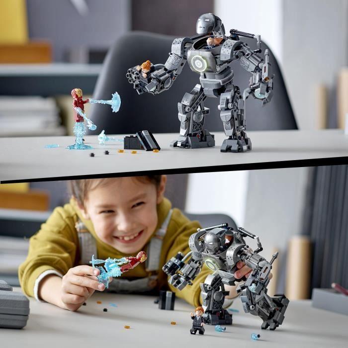 Lego® 76190 marvel iron man : la destruction d’iron monger figurine et jouet de super héros