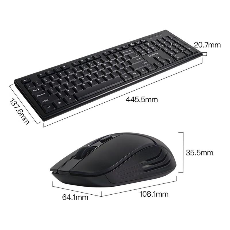 Lenovo KN200 Wireless Keyboard Mouse Set