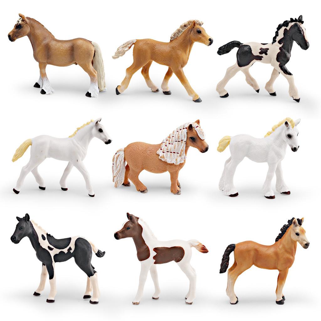 Pvc Hanoverian Pint Horse Haverlin Pony Model For Kids Educational Decoration