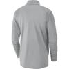 Nike Saison 2024-2025 NBA Aufwärm-Trainings Dallas Mavericks Spieler-Edition Halbreißverschluss Polo Schweißableitendes Langarm-T-Shirt Herren Oberteile Silber HF3906-007