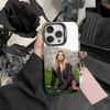 Sydney Sweeney Phone Case For iPhone 16,15,14,13,12,17,Pro,MAX White Matte Shockproof Cover