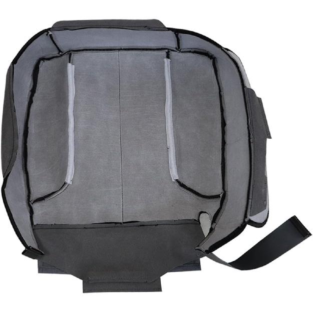 NLQR Cloth Front Driver Bottom Replacement Seat Cover Dark Gray Compatible with Dodge Ram Pickup 1500 2500 3500 4500 5500 SLT Laramie ST Custom Base