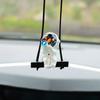 Car Hanging Ornament Swing Astronaut, Cute Car Pendant Mirror Accessories for Car Interior Ornaments,Pendant