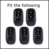 Carbon Pattern Plastic Case Shell For Honda Accord Civic CRV Odyssey Gen2 KeyFob