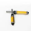 6mm/6.35mm Shank Milling Cutter Double Bearing with Top and Bottom Bearing Trimming Cutter Flush Trim Bit Woodworking Tools