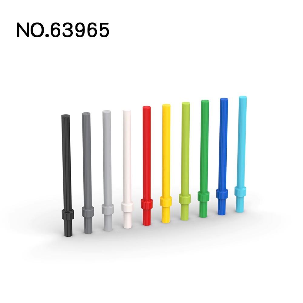 Non-Toxic 50Pcs Moc Parts 63965 18274 Bar 6L Con Anello Di Arresto Mattoni Compatibili Assmble Fai Da Te Blocchi Di Particelle Bambino