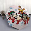 1pc Mickey Mouse & Friends Christmas Holiday Gift Umbrella - Automatic Open/Closed with Foldable Design, Iron Frame, Outdoor Use, Suitable f