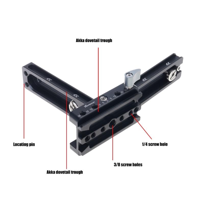 DSLR Camera L Bracket Vertical Horizontal Switching Tripod Quick Release Plate Stabilizer Tripod Monopod