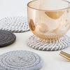 4Pcs 18-33cm Trivets for Hot Dishes Large Woven Pot Holders Drink Coasters  Countertop Protection