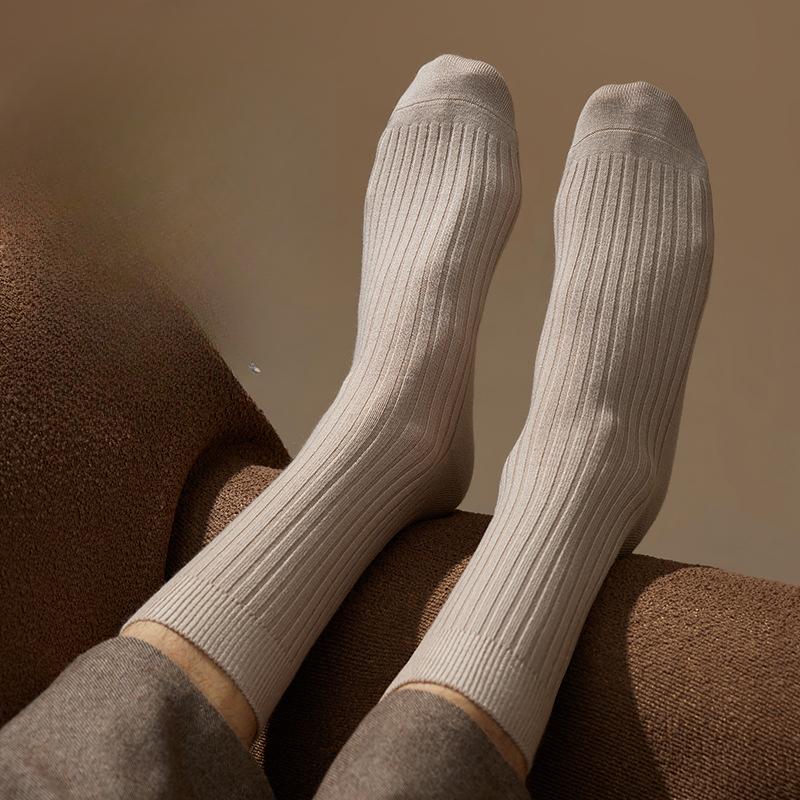 

Men s Autumn and Winter Warm Antibacterial Deodorant Wicking Commercial Wool Tube Socks 1 pair зелений