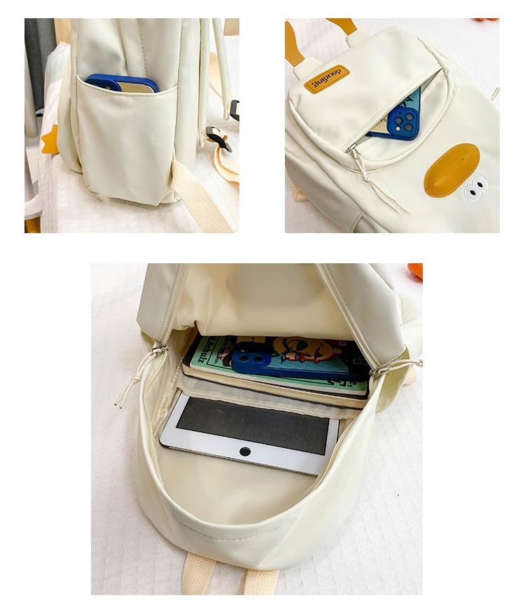 Backpack Elementary School Large Cartoon Cute Duck Elementary School School Perfect for School Outdoor Gift [dkoyiz] Children's 2024, Bag, Unisex,