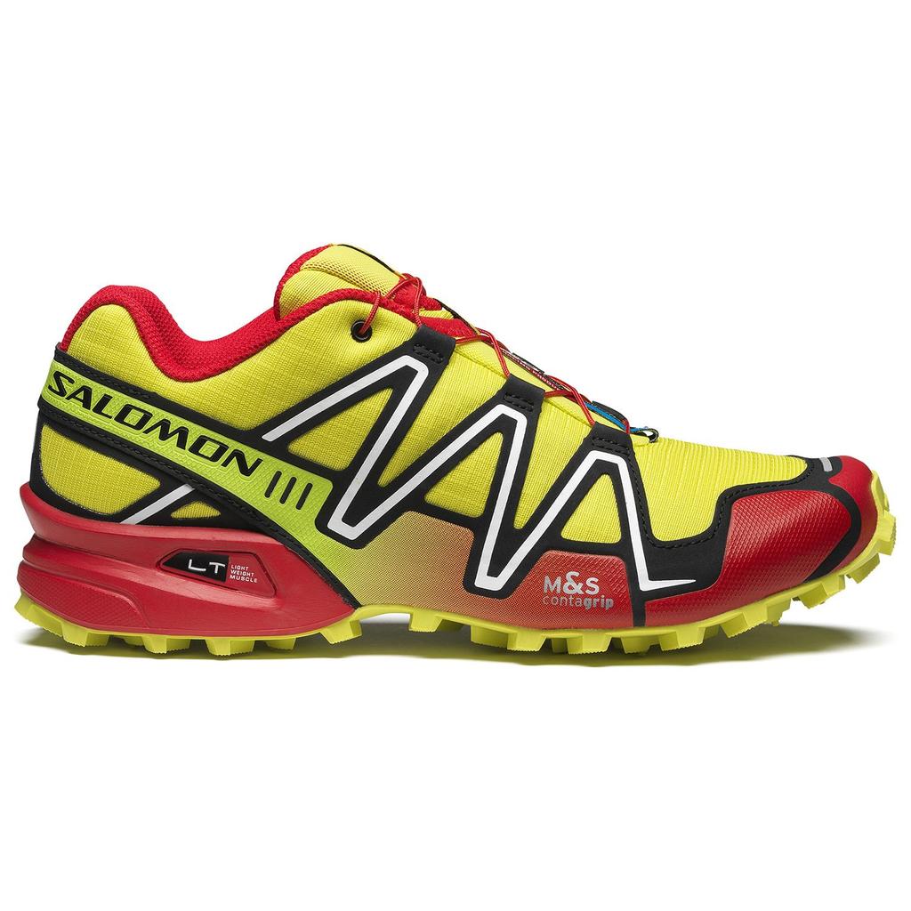 SALOMON Speedcross 3 Pohodlné Tlumící Odolné Nízké Outdoorové Funkční Boty Unisex Boty Žlutá Zelená 474936
