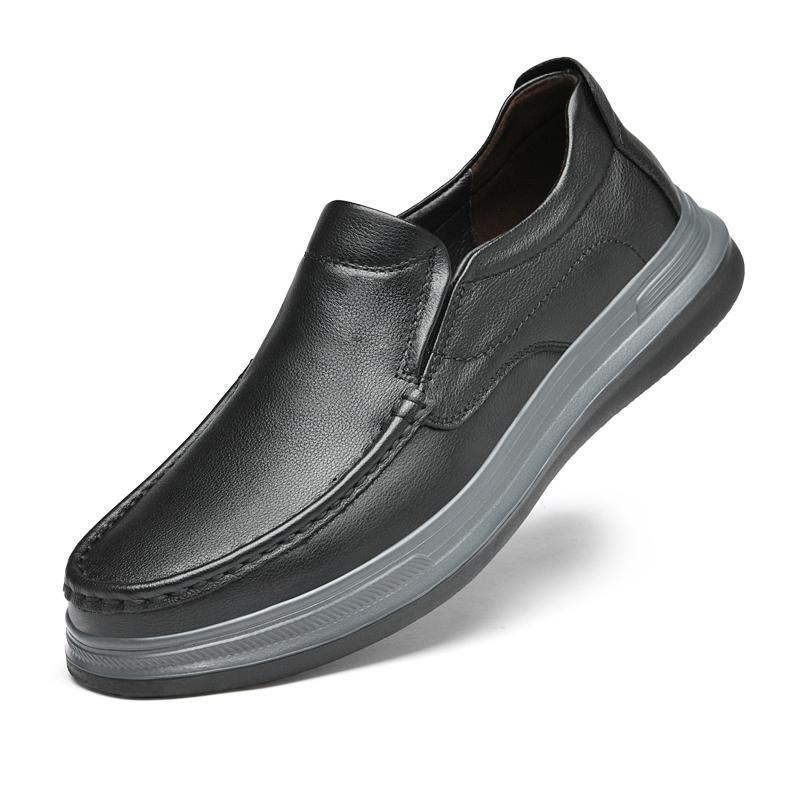 Mocasini versatili pentru bărbați, pantofi sport respirabili pentru bărbați, pantofi casual din piele naturală pentru bărbați, încălțăminte clasică confortabilă slip-on pentru bărbați