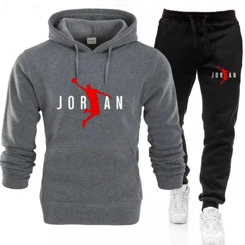 Mens Sports Tracksuit Loose Casual Long Sleeve Hooded Sweatshirt Shorts Set