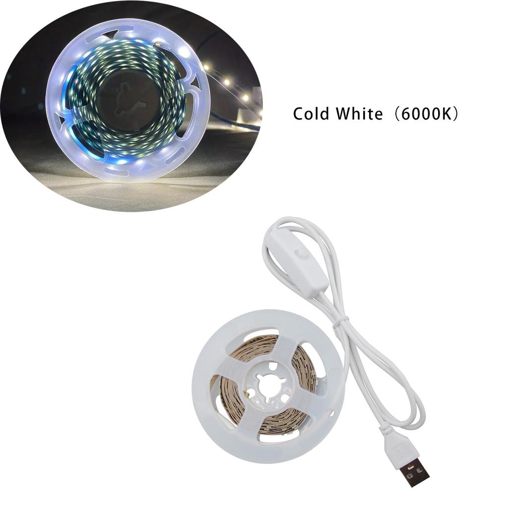 1 Satz einfarbige flexible hintergrundbeleuchtete LED-Streifen für Schlafzimmer, Schminkspiegelbeleuchtung, Küche, Wohnzimmer, Schrankdekoration