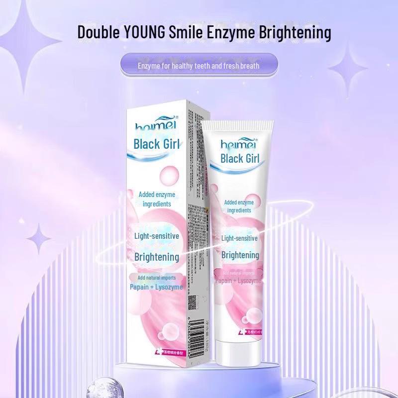 

Отбеливающая зубная паста с энзимами для свежего дыхания и чистых зубов — подходит для мужчин, женщин и семей, 180 г