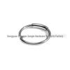 Round Stainless Steel Fake Septum Nose Ring - European & American Style Body Jewelry