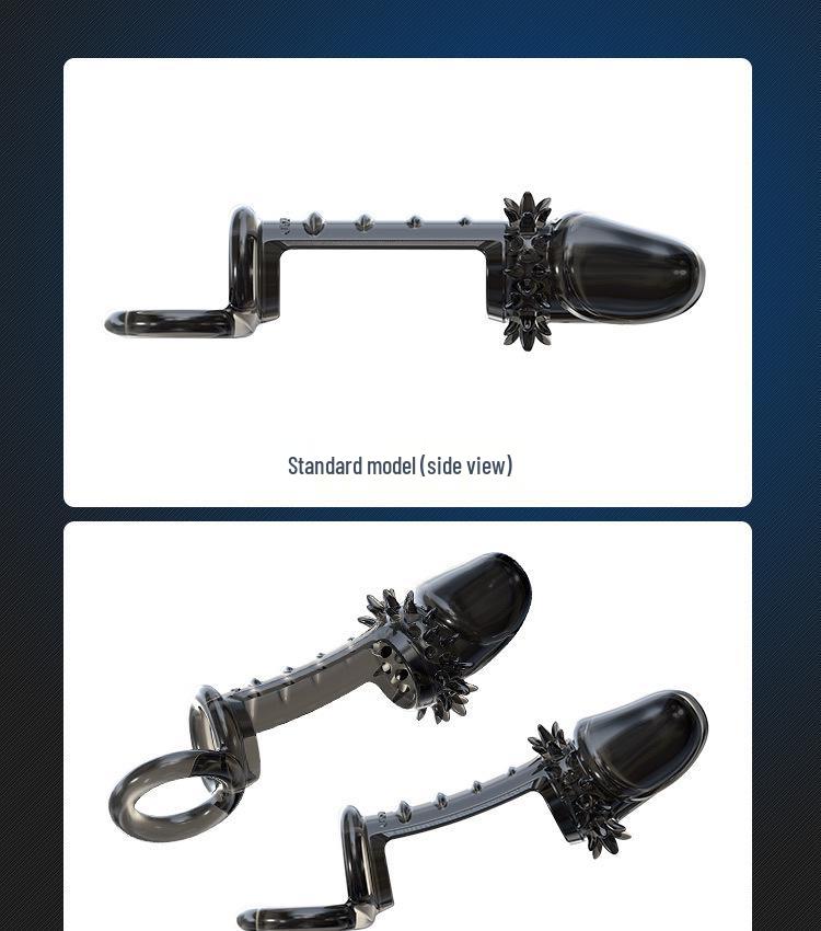 Yunman Soft Multi-Spiked Constricting Condom with Adjustable Ball Lock for Comfort and Delayed Ejaculation