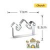 1PC Eid Mubarak Biscuit Mold Moon Star Church Camel Cookie Cutters DIY Cake Baking Tools Ramadan Kareem Party Home Decorations