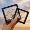 Transparent Floating Display Box Plastic Film Jewelry Packaging Box Jewelry Ring Necklace Collectible Earring Pin Organizer