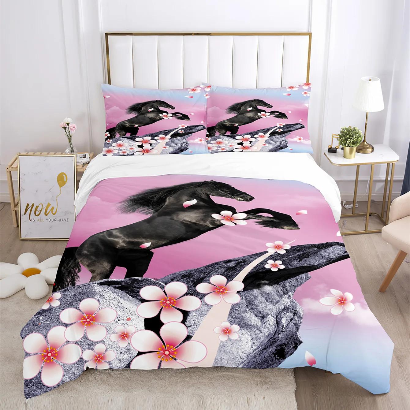 

Цветной Шерстяной Конь Комплект Пододеяльника Постельное Белье 3D Принт Деревянные Доски, Зеленая Краска Ретро Фон Стена Пододеяльник + Наволочка EU single(135x200cm)