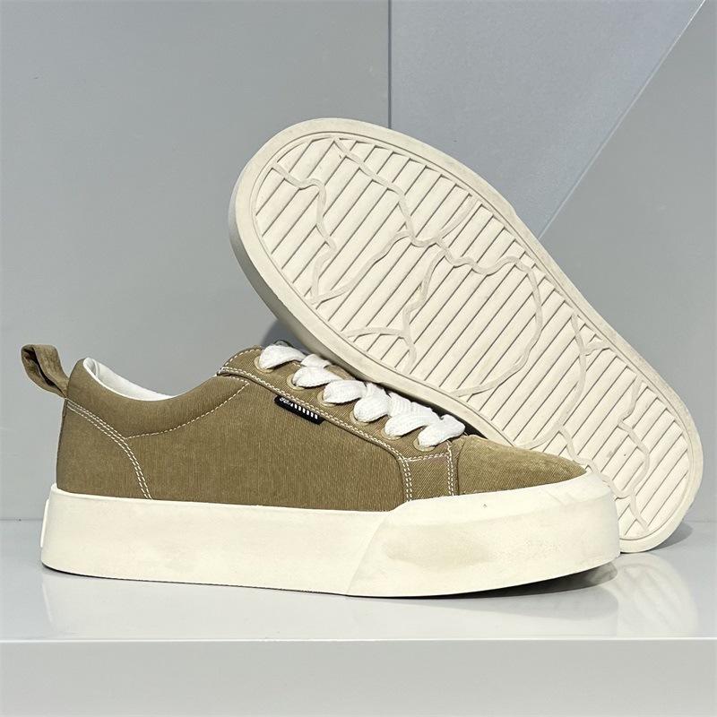 Spring New Simple Canvas Shoes Low-top Platform Sports and Leisure Board Shoes Bc