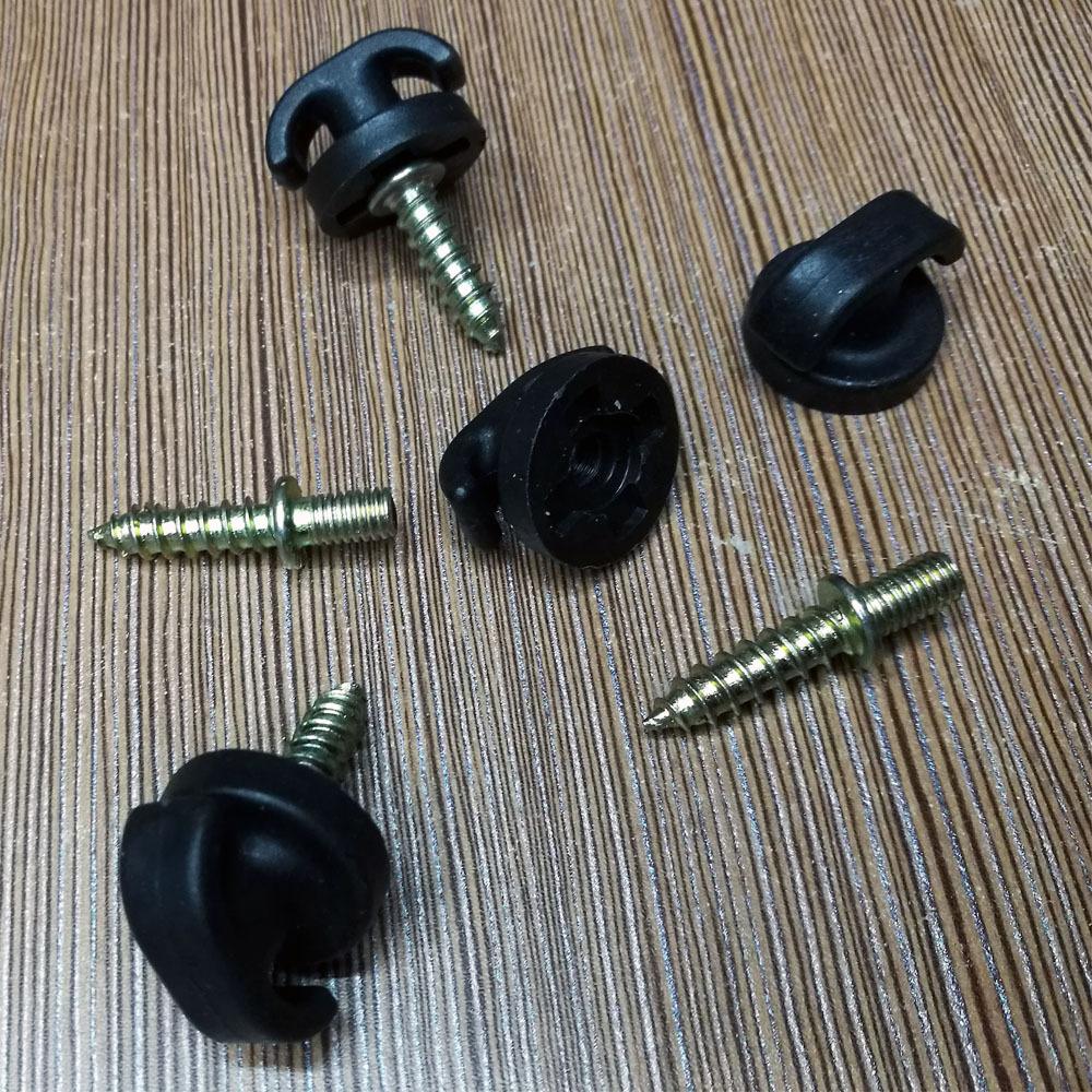 4 Pcs Universal Car Rear Trunk Envelope Cargo Net Tie Down Hook Ring Loop Hanging Car Trunk Hook Interior