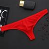 Transparent Ice Silk Thongs Large Size Mesh Underpants Breathable Men's Underwear  Men