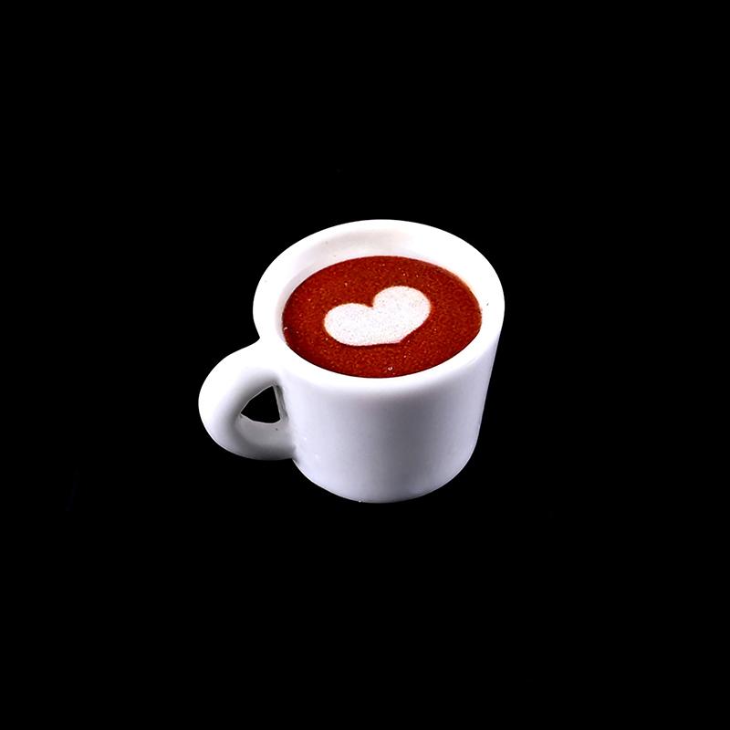 10 szt. Rękodzieło do dekoracji domu Mini filiżanka do kawy Żywica Domek dla lalek Symulacja Jedzenie Zabawa Ozdoby Skala DIY Ręcznie robione Akcesoria dla lalek