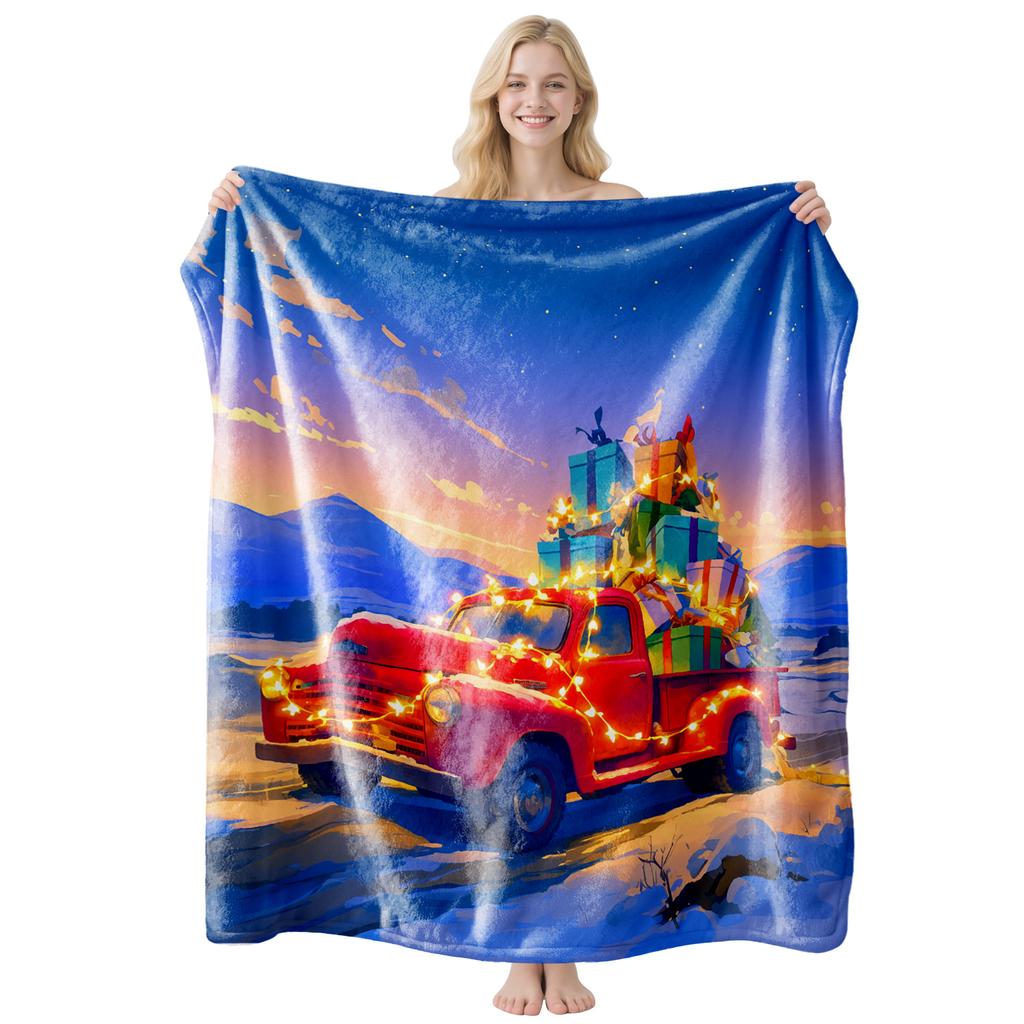 2026 Christmas flannel blanket is universal for all seasons