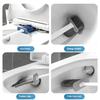 Golf Silicone Toilet Brushes Set Long Handled Cleaning BrushFlat Head Flexible Toilet Cleaning Brush Bathroom Cleaning Tool