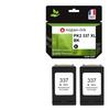 337XL Made In France, 2 Remanufactured Ink Cartridges for HP 337 XL Black C9364EE Compatible Photosmart 2570 2575 2710 8150 C