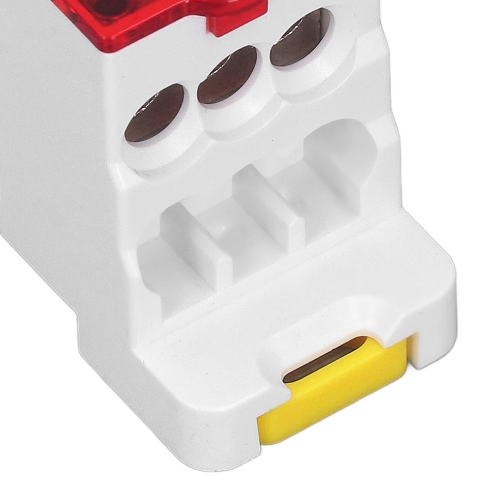690V 125A Universal Electric Terminal Block Red Junction Box Electrical Installations