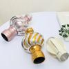 1Pcs Drape Rod Curtain Rod Decorative Head Hardware Accessory Plastic Roman Rod Sealing Plug Home Decoration European