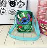 Kids Cartoon Stitch And Kuromi Pu Shoulder Bag For Girls And Boys With Cute Design For Daily Use