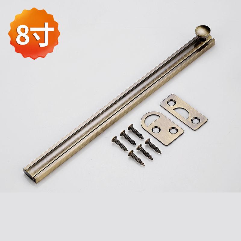 All-Copper Four-Color Universal Latch Security Sliding Door Lock Clear Chinese Latch Home Accessories