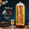 Glass Wine Brewing Jar with Faucet