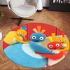 Twirlywoos (1) Kulatý kancelářský koberec Dekorativní podlahový koberec do kanceláře, ložnice, obývacího pokoje a domácího prostoru