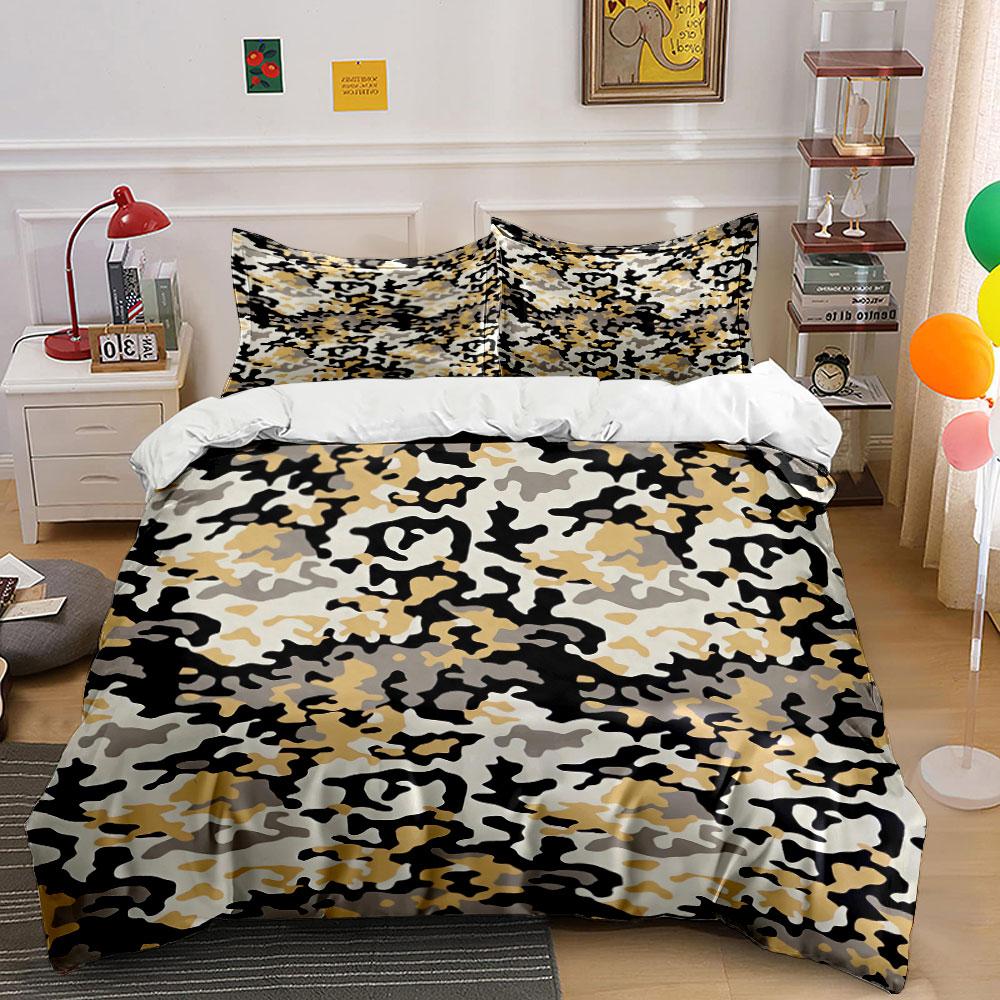 

Camouflage abstract color pattern. Bedding sets Duvet cover sets Duvet covers Pillowcases(1 * Duvet Cover 2 * Pillowcases, without duvet insert) 135x200cm