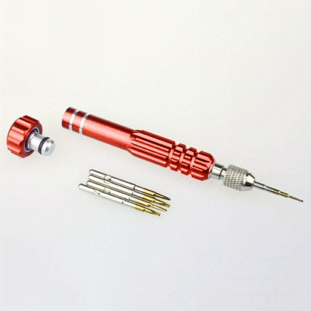 5 in 1 Precision Watch Glasses Maintennance Phone Repair Screwdriver Open Tool Set Kit