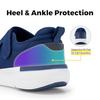 FitVille Men's Wide, Lightweight Nursing Shoes, Fits 6E, 4E, and 2E, Adjustable, Easy To Put On, Rehabilitation Shoes, Elderly Shoes, Comfortable, Bre