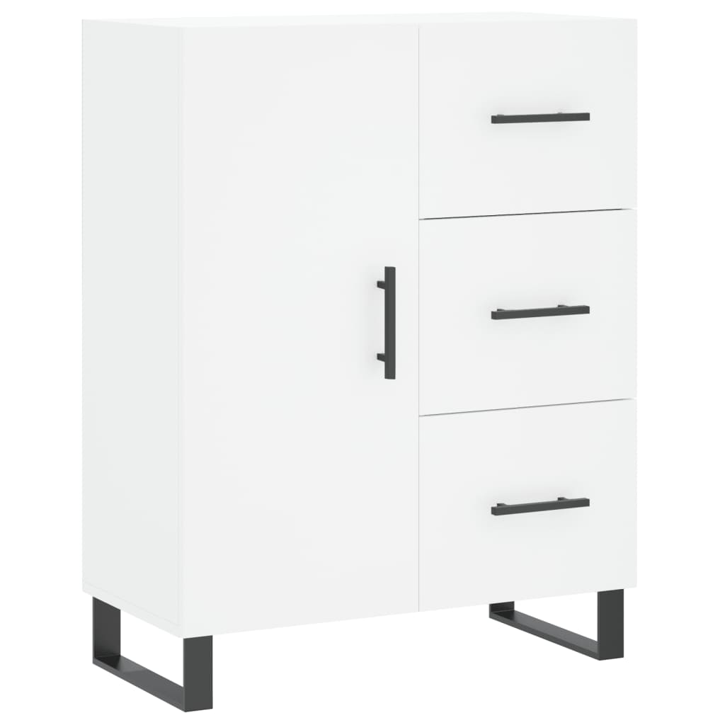 Highboard White 69.5 x 34 x 180 cm Particleboard